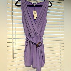 Steve Madden Purple Romper (Shorts)